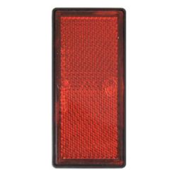 Catarifrangente adesivo rosso 105×48 mm