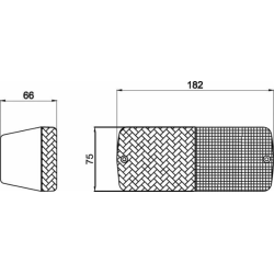 FANALE DIREZIONE-POSIZIONE 159X68,5MM