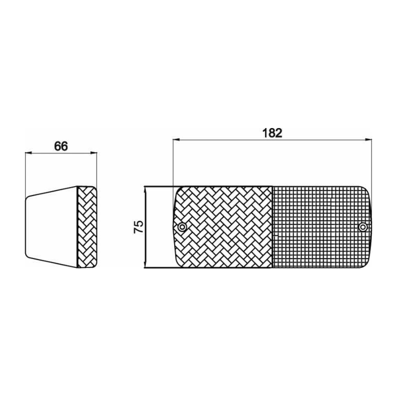 FANALE DIREZIONE-POSIZIONE 159X68,5MM