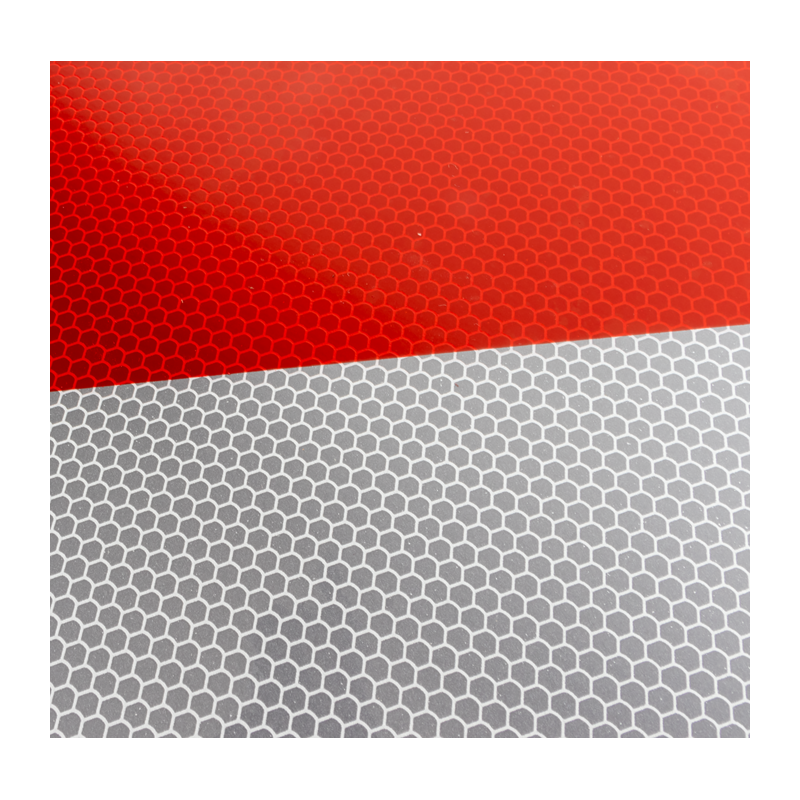Pannello bianco e rosso 500×500 mm in alluminio per carichi sporgenti, per l’Italia
