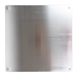 Pannello bianco e rosso 500×500 mm in alluminio per carichi sporgenti, per l’Italia