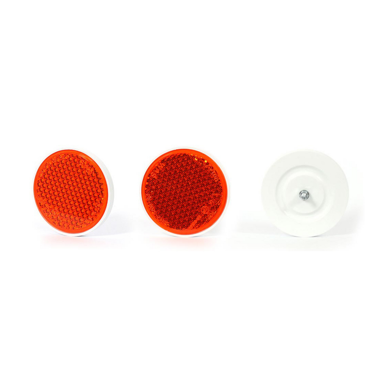 Catarifrangente arancione Ø 85 mm con vite M6
