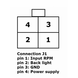 CONTAGIRI E CONTAORE ANALOGICO 10-32V 4000 RPM Ø100MM