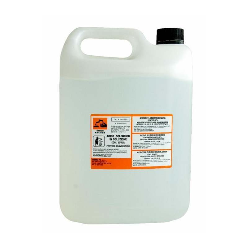 ELETTROLITO PER BATTERIE FUSTO DA 5 LT