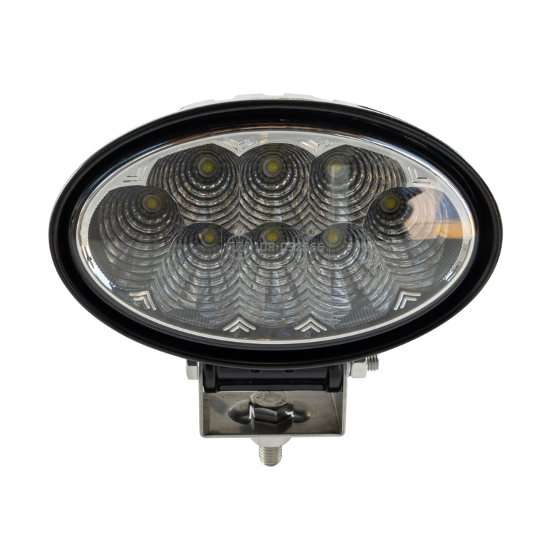 Faro lavoro a LED ovale 148x92 mm, 12-28V, 24W, 1800LM, 8 LED, lungo raggio