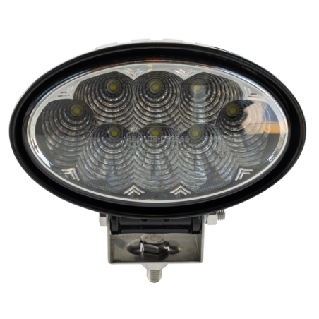 Faro lavoro a LED ovale 148x92 mm, 12-28V, 24W, 1800LM, 8 LED, lungo raggio