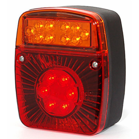Fanale posteriore a LED sx 12-24V 101x56x121 mm