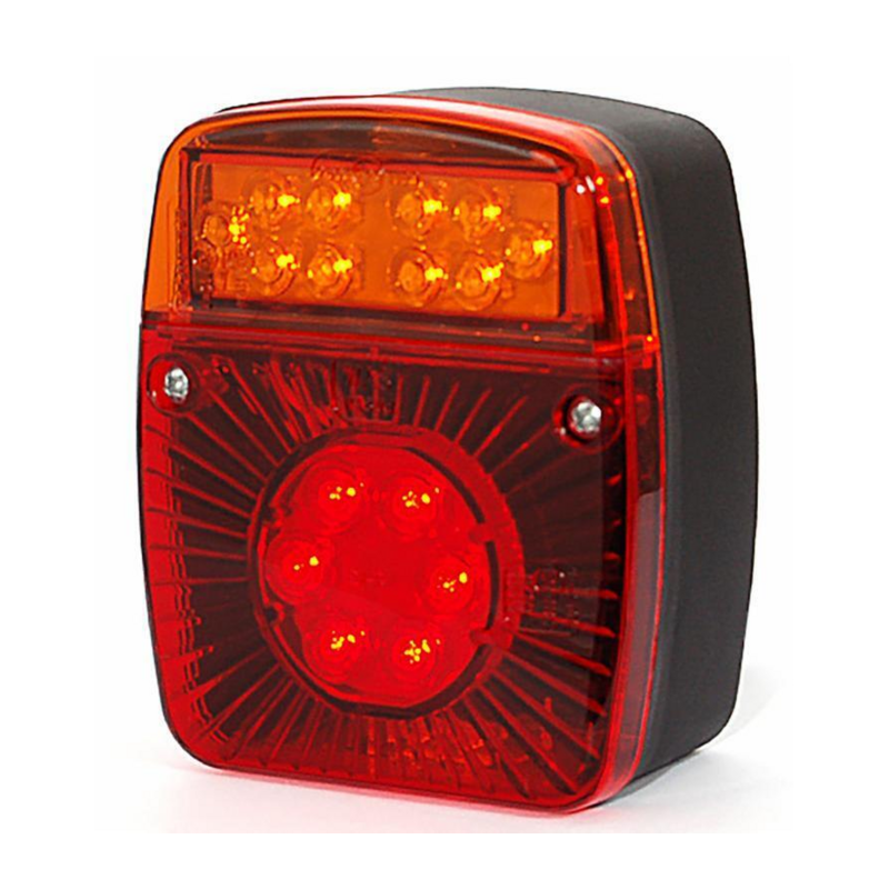 Fanale posteriore a LED dx 12-24V 101x56x121 mm