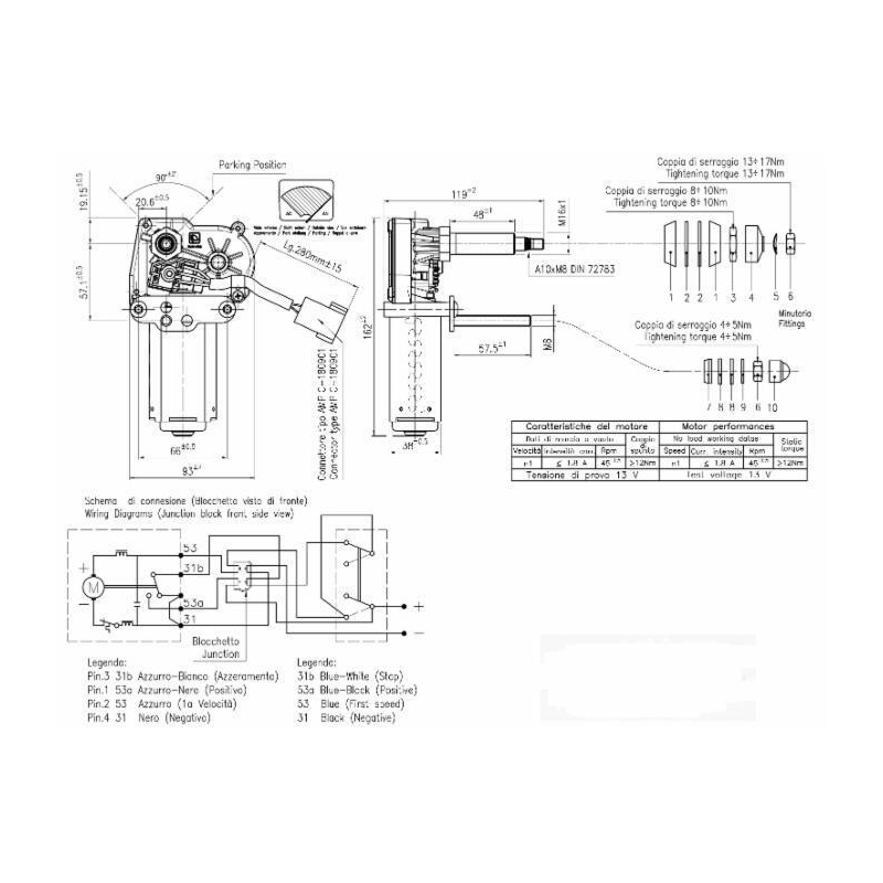 MOTORE TERGI 12V