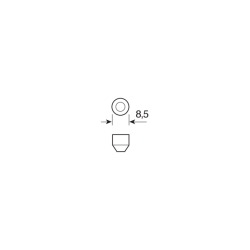 Lampadina alogena C10W 12V 10W SV8,5-8
