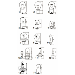 Lampadina alogena H4 24V 60/55W P45t