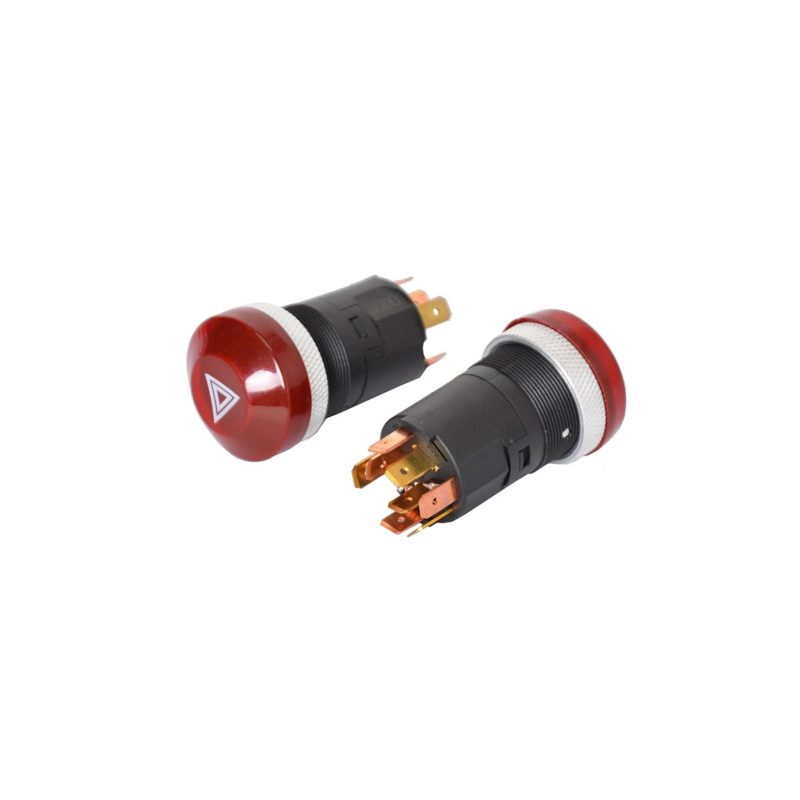 PULSANTE LUMINOSO D'EMERGENZA ROSSO 12V  COMPATIBILE NH 5122659