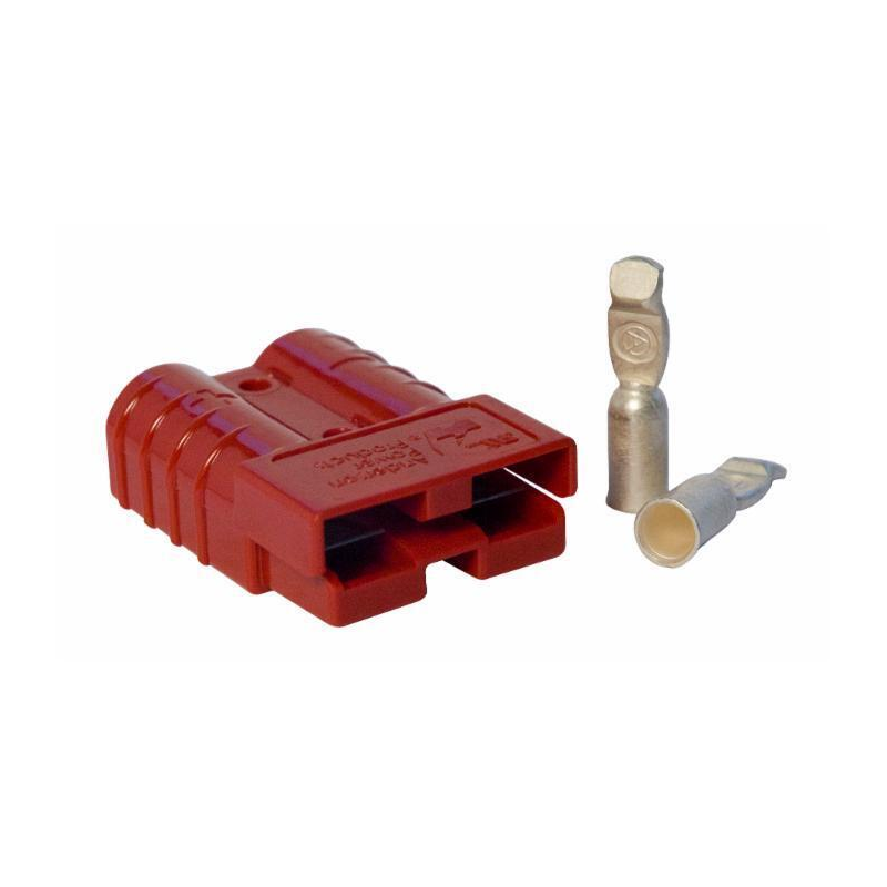 CONNETTORE BIPOLARE ROSSO 50A  24V 13,5 MM²