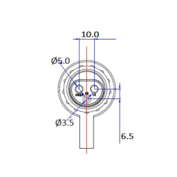 Spina 3 poli 12-24V in plastica