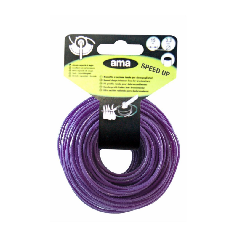 Filo seghettato quadrato per decespugliatori 2,70x15m