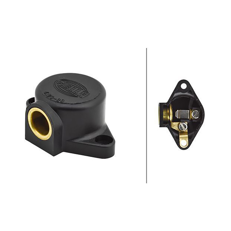Presa bipolare 12-24V in plastica