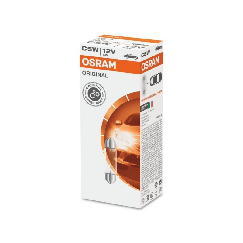 Lampadina alogena 12V 5W C5W SV8.5-8 11x39