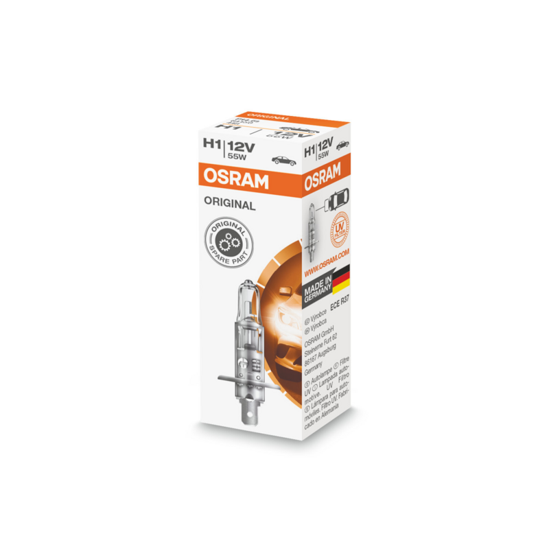 Lampadina alogena H1 12V55W P14,5s.