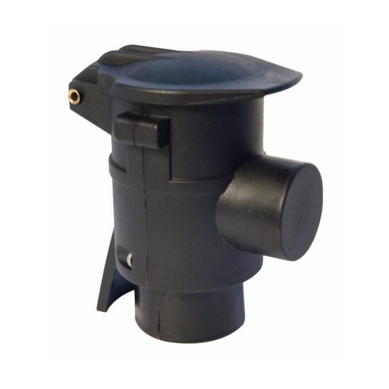 Adattatore 12-24V con spina 7 poli e presa 13 poli in plastica