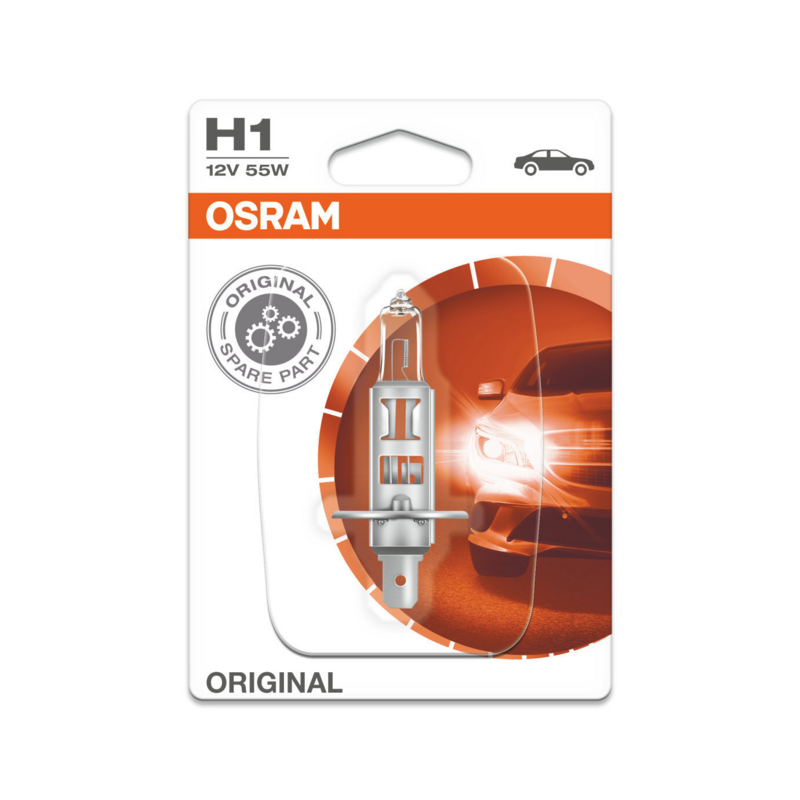 Lampadina alogena H1 12V55W P14,5s.