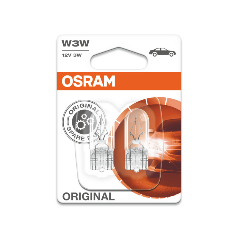 Lampadina alogena W3W 12V 3W W2,1x9,5d