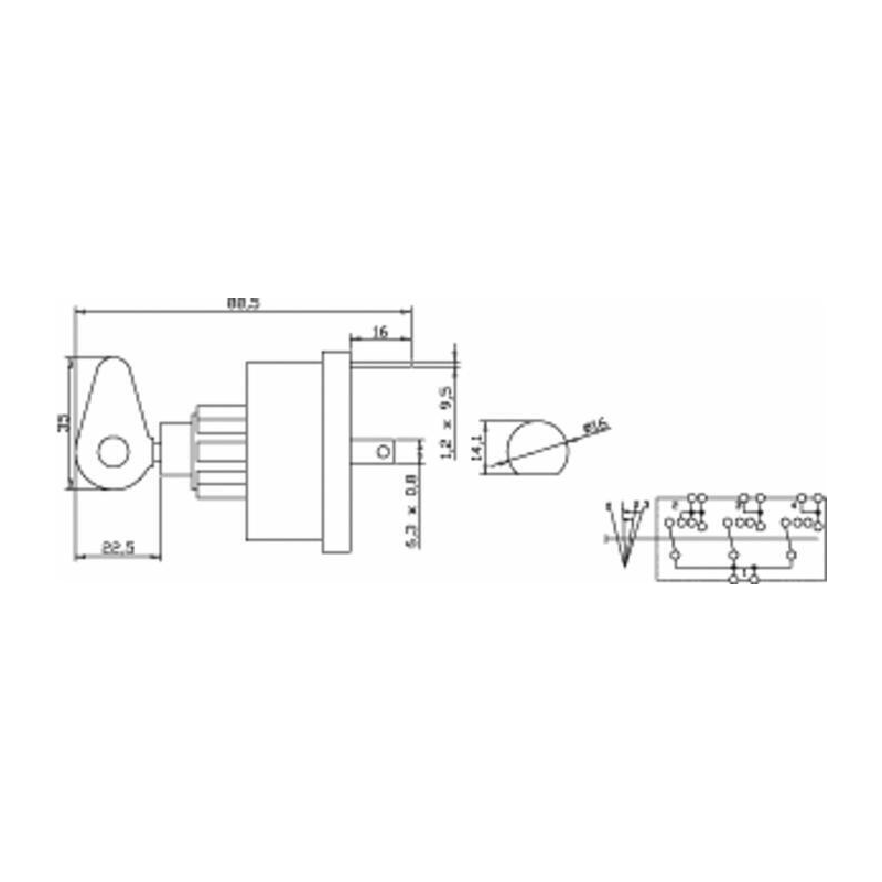 QUADRO AVVIAMENTO CON PRERISCALDO  P - 0 - 1 - 2 -3 TIPO LUCAS