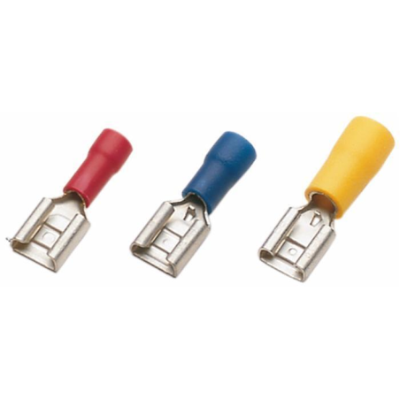 TERMINALE FEMMINA PREISOLATO GIALLO 9,4X1 MM