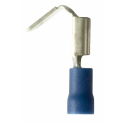 TERMINALE MASCHIO + FEMMINA BLU 6,3 X0,8 MM