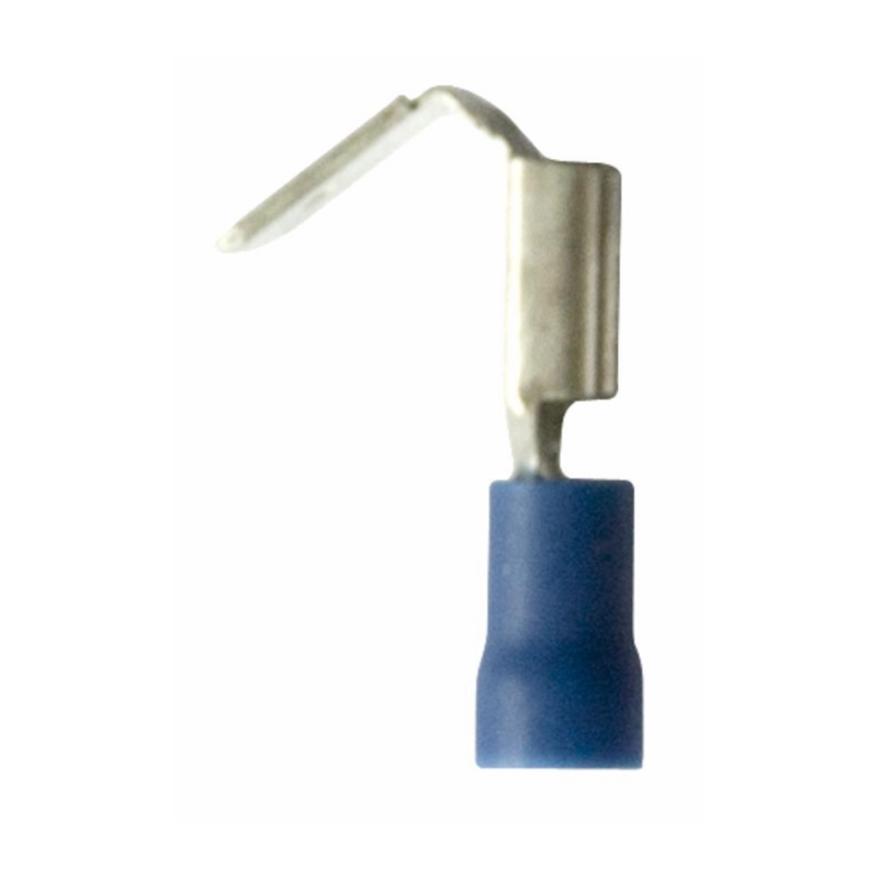 TERMINALE MASCHIO + FEMMINA BLU 6,3 X0,8 MM