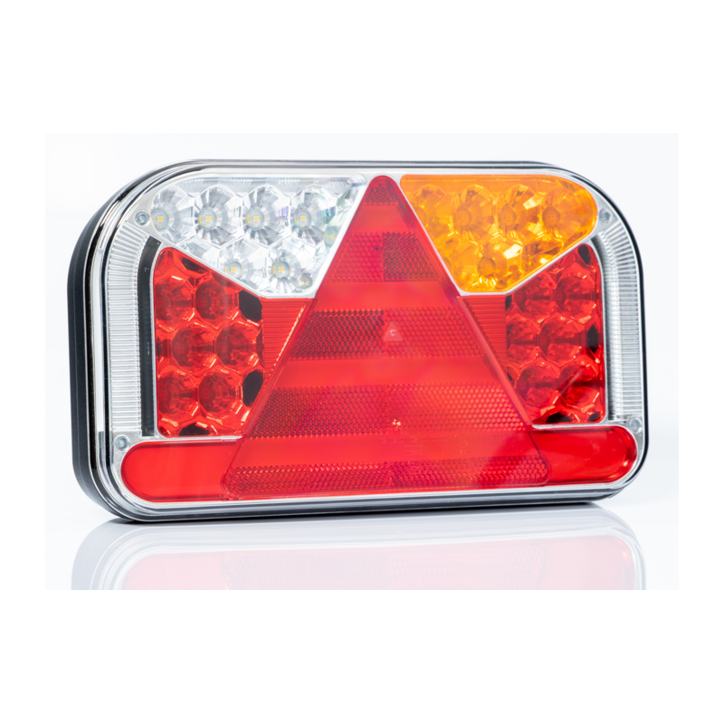 Fanale posteriore LED dx 12-36V, 240x55x140 mm