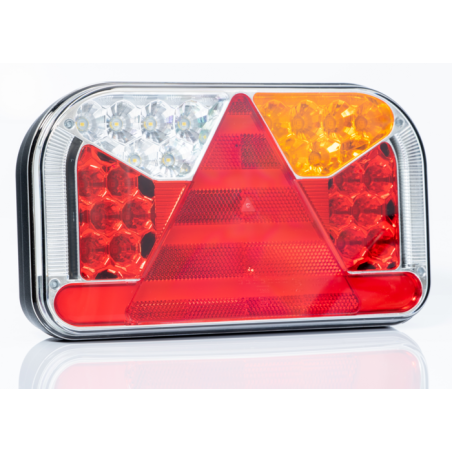 Fanale posteriore LED dx 12-36V, 240x55x140 mm