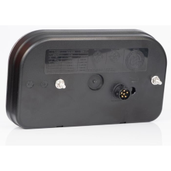 Fanale posteriore LED dx 12-36V, 240x55x140 mm