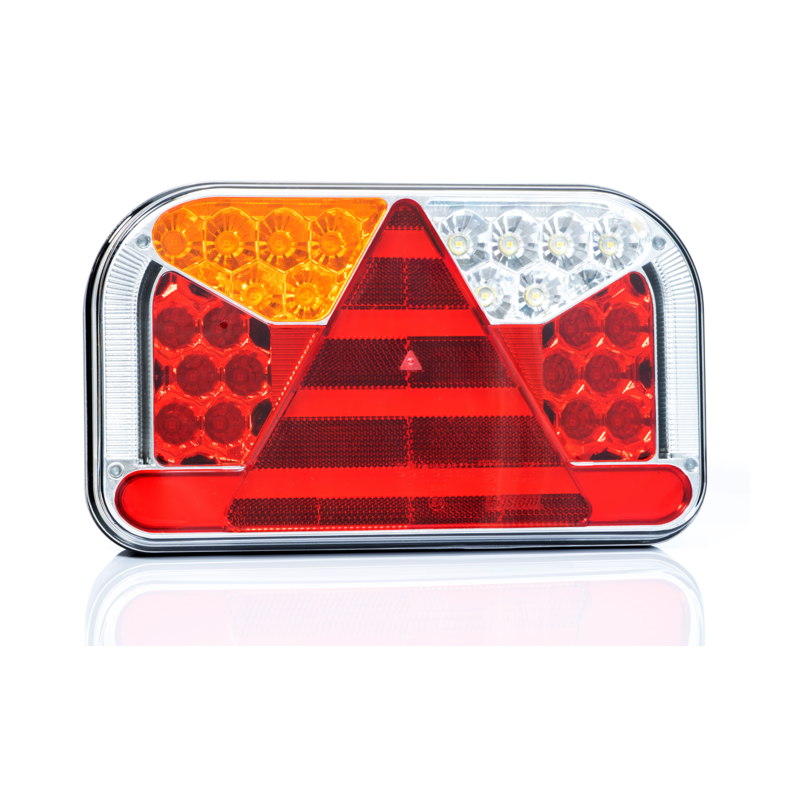 Fanale posteriore LED sx 12-36V, 240x55x140 mm