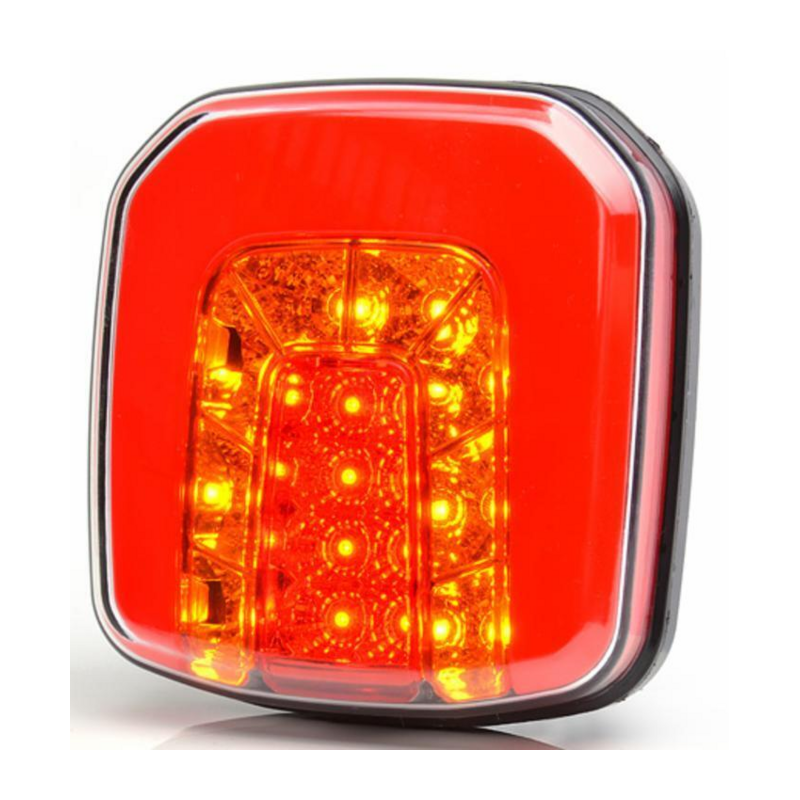 Fanale posteriore LED dx 12-24V, 108x38x102 mm