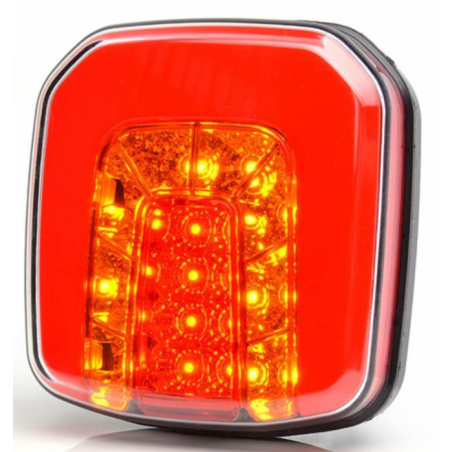 Fanale posteriore LED sx 12-24V, 108x38x102 mm