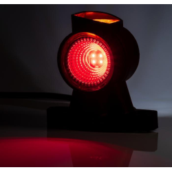 Luce di ingombro sx a LED 12-36 V con luce anteriore laterale e posteriore