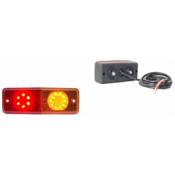 Fanale posteriore LED dx/sx 12-24V 200x60x70 mm