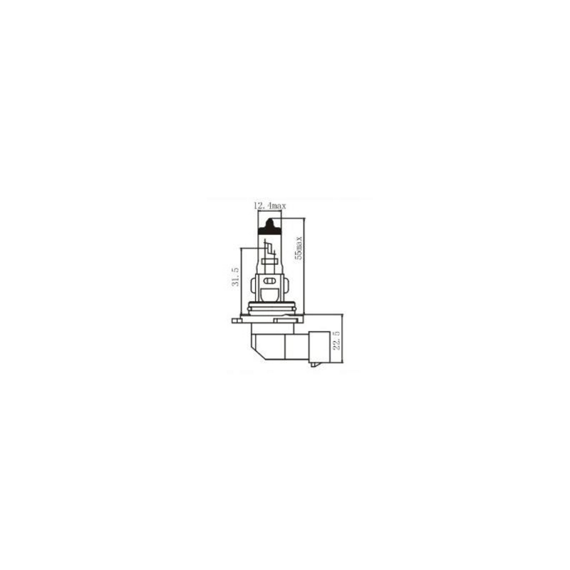Lampadina alogena HB4 12V 51W P22d