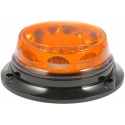 Lampeggiante a led base piana 12-24V, IP66, 8 LED, 12W