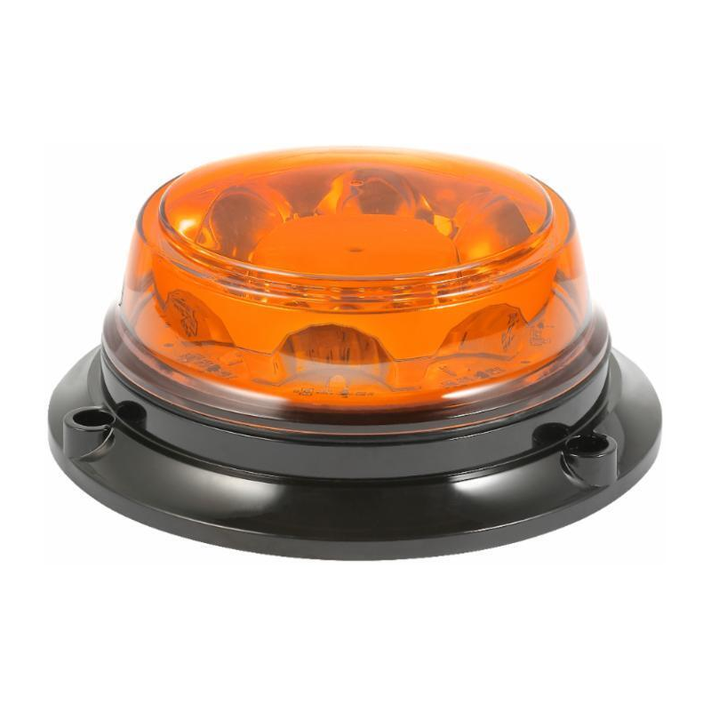 Lampeggiante a led base piana 12-24V, IP66, 8 LED, 12W