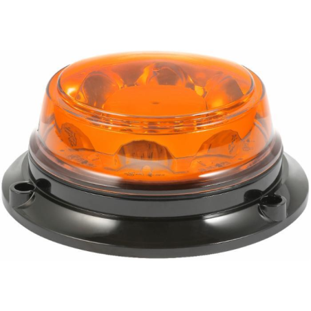 Lampeggiante a led base piana 12-24V, IP66, 8 LED, 12W