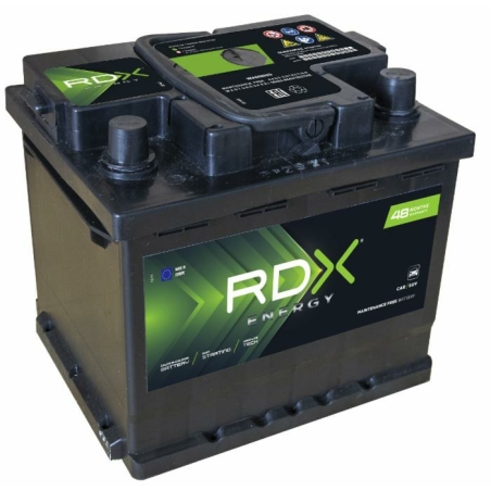 BATTERIA 12V 55AH 480A 242X175X190MM DX