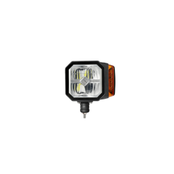 Proiettore a LED con freccia movibile e lente riscaldata