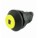 Interruttore a pulsante PNEUTRON giallo, simbolo freccia nera - sollevare/abbassare