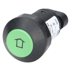 Interruttore a pulsante PNEUTRON verde, simbolo freccia verde - sollevare/abbassare