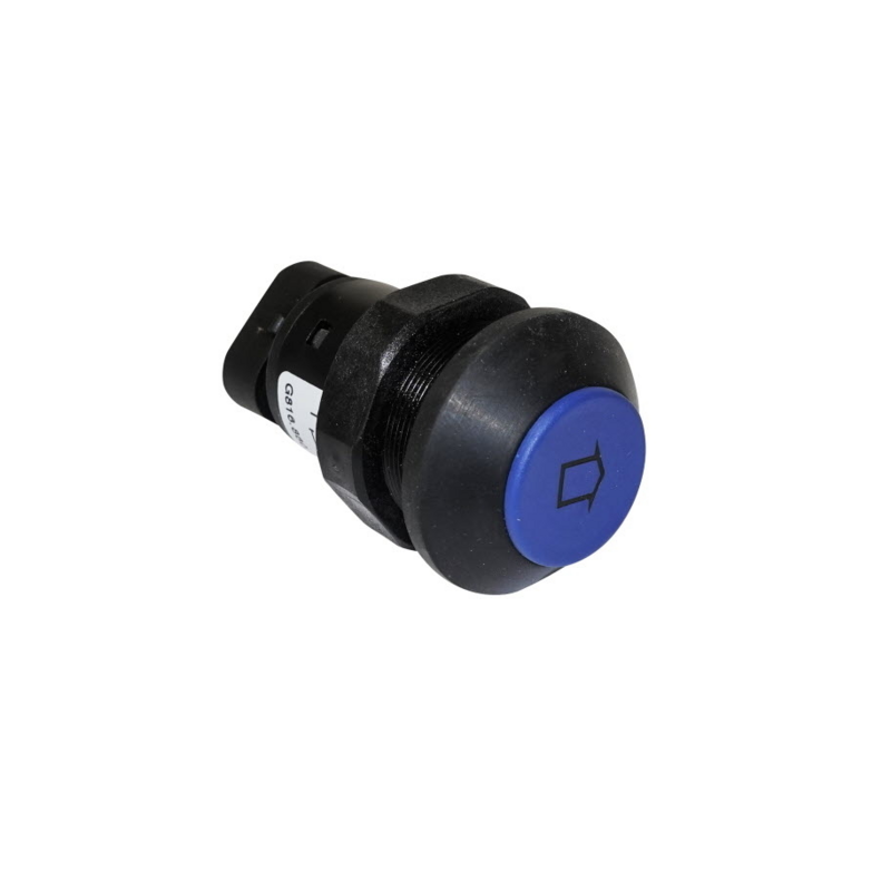 Interruttore a pulsante PNEUTRON blu, simbolo freccia blu - sollevare/abbassare