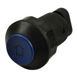 Interruttore a pulsante PNEUTRON blu, simbolo freccia blu - sollevare/abbassare