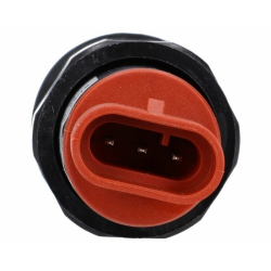 Interruttore a pulsante PNEUTRON nero, simbolo sollevatore alzato