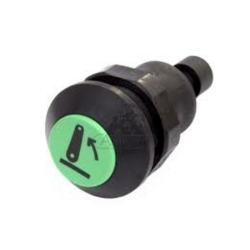 Interruttore a pulsante PNEUTRON verde, simbolo sollevatore alzato parte dx