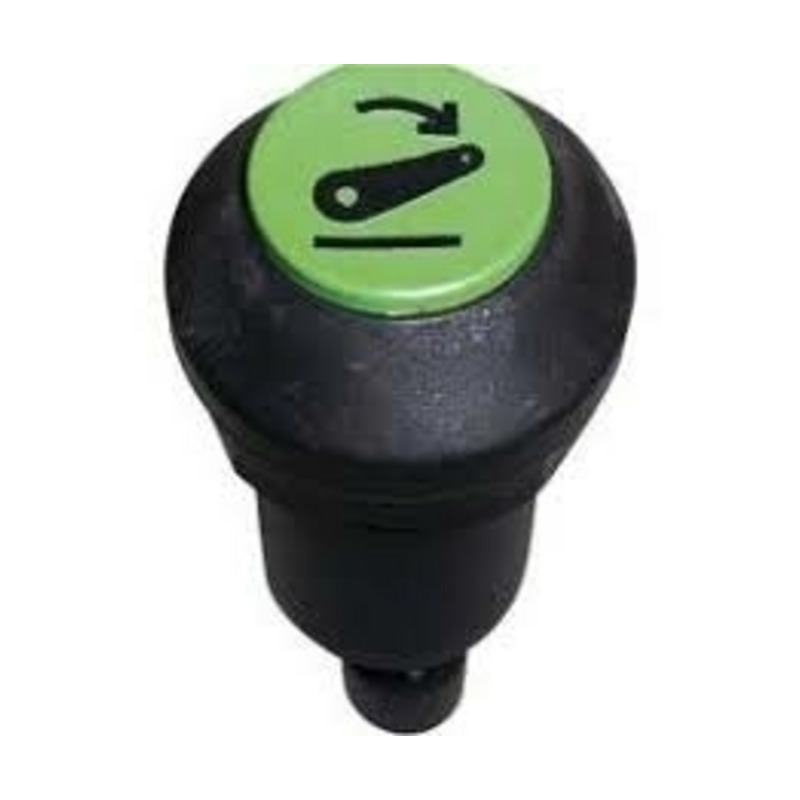 Interruttore a pulsante PNEUTRON verde, simbolo sollevatore abbassato parte dx